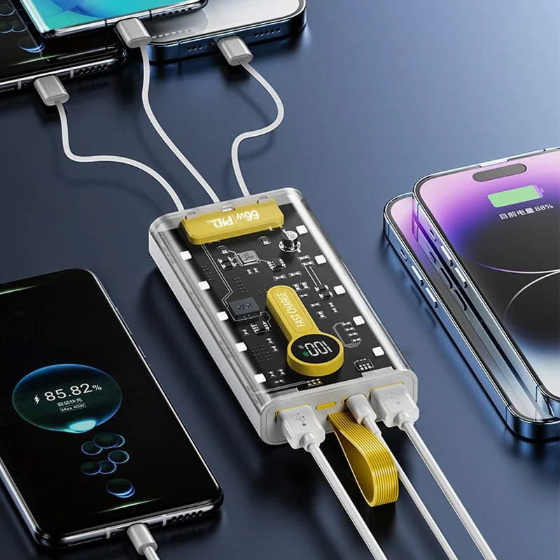 Bolt B103 120W PD Transparent Fast Charging Power Bank