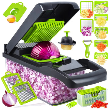 16-in-1 Multifunctional Vegetable Chopper & Slicer Set