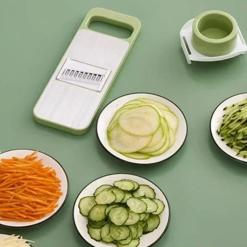 Multifunctional Stainless Steel Vegetable & Garlic Slicer