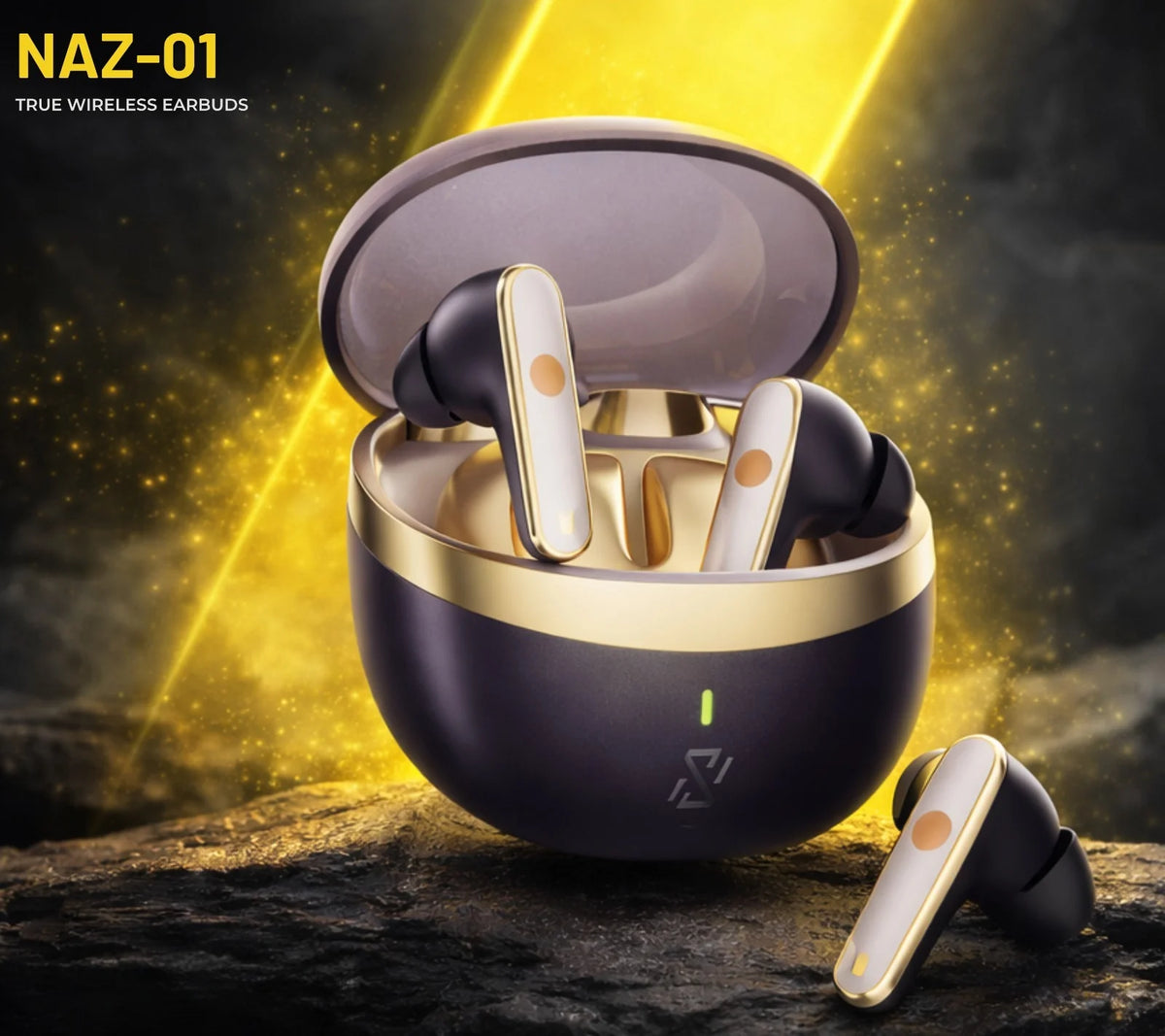 NAZ-01 Wireless Earbuds with ANC & ENC Noise Cancellation