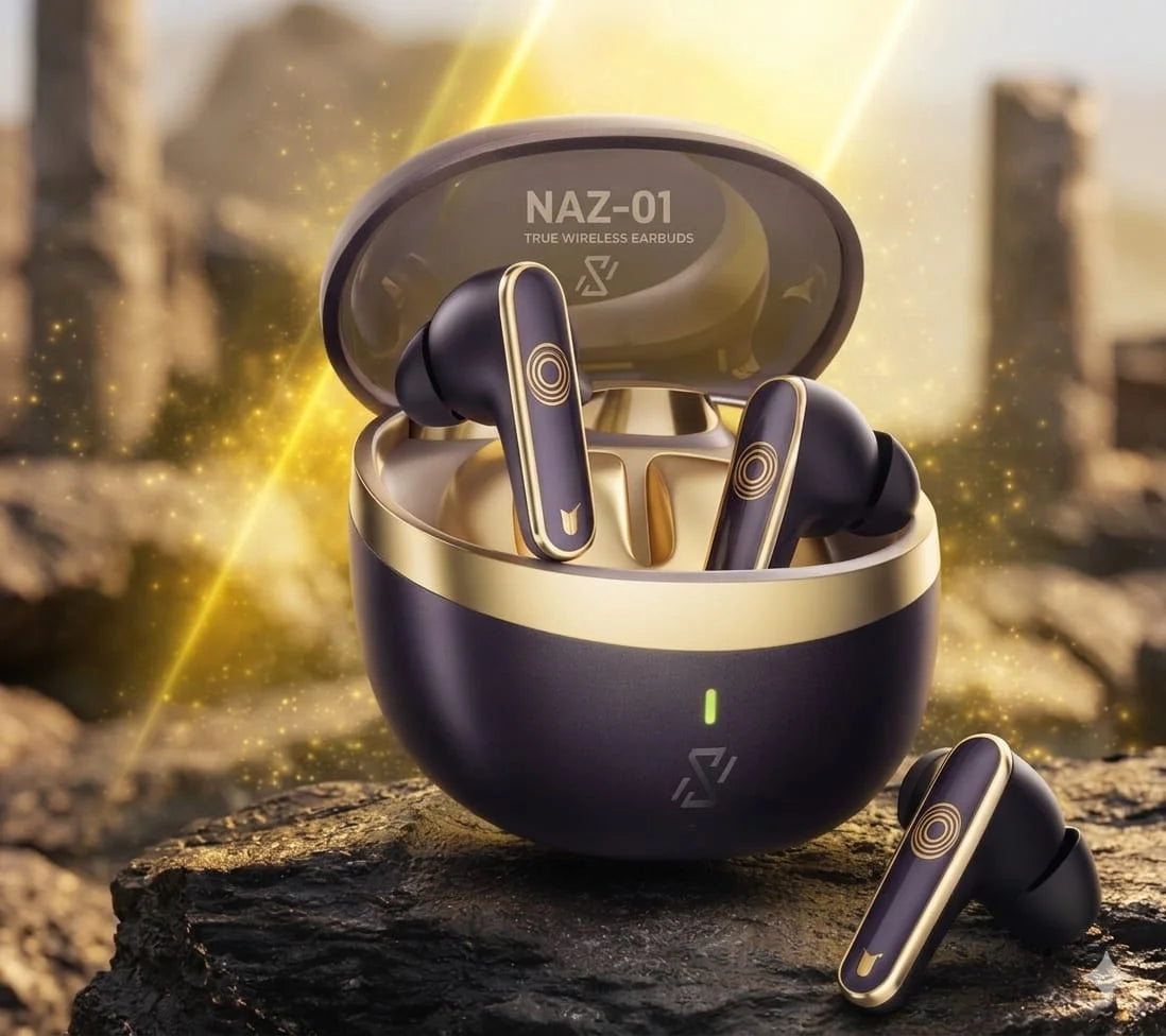 NAZ-01 Wireless Earbuds with ANC & ENC Noise Cancellation