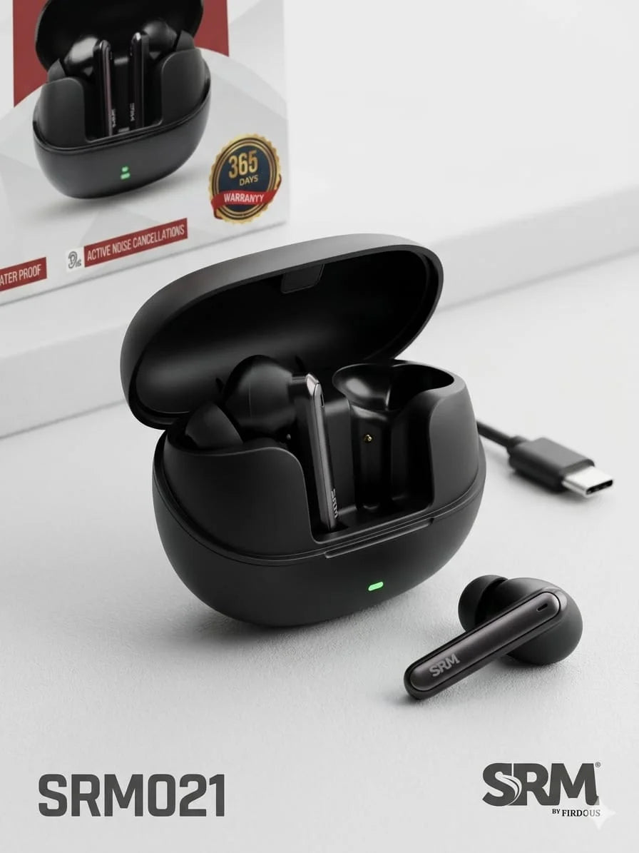 SRM021 True Wireless ANC Earbuds with 12H Playtime